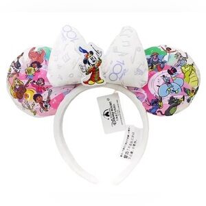 Disney 100 Year Anniversary Character Mouse Ear Headband